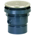 Sioux Chief 834-4PNR 4" PVC Round Cleanout, Finish Line Series