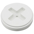 Sioux Chief 878-030 3" Polypropylene Slotted Plug, White, Less Insert