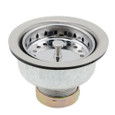 Sioux Chief 245-16440C04 Kwik-Fit Stainless Steel Cup Sink Strainer, Chrome Finish