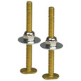 Sioux Chief Brass Closet Bolt Set with Nut & Washer