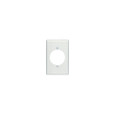 Leviton 80528-W 1-Gang Wallplate Cover, Pack of 100
