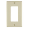 Leviton 80401NT Thermoplastic Nylon Wallplate, Light Almond