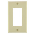 Leviton 80401NI Thermoplastic Nylon Device Mount Wallplate, Ivory