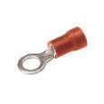 Burndy TP1810RBG25 Vinyl-Insulated Copper Ring Terminal, 22-18 AWG, #10 Stud