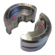 Burndy U25RT Circular Butting Twin U Die, Stainless Steel, 1/0 Str CU, Pink
