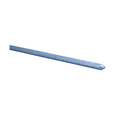 nVent CADDY 815880 Hot Dip Galvanized Steel Pointed Ground Rod, 5/8-Inch x 8-ft