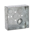 RACO 189 4 in. Square Welded Steel Box, 1-1/2 in. Deep, Raised Ground