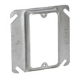 RACO 772 4 in. Square 1-Device Cover, 1/2 in. Raised, Drawn Construction