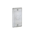 RACO 861 Handy Box Cover, 4 in. x 2 in., 1/2 in. Center Knockout, cULus Listed