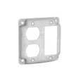 RACO 915C 4 in. Square Exposed-Work Cover, Duplex/GFCI, cULus Listed