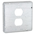 RACO 972 4-11/16 in. Square Exposed Work Duplex Cover