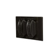 Bell 5180-2 1-Gang Horizontal Weatherproof Duplex Cover in Bronze Aluminum