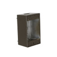 Bell 5320-2 1-Gang Weatherproof Outlet Box, Aluminum, Bronze Finish