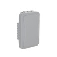 TayMac MM110G 1-Gang Weatherproof Flip Cover, Horizontal/Vertical Mount, 16-in-1, Gray Polycarbonate