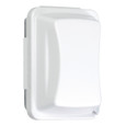 TAYMAC MM410W 1-Gang Weatherproof In-Use Cover, Polycarbonate, White, 2-3/4 in. Deep