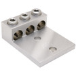 Burndy K-Series 3-Conductor Aluminum Universal Terminal Lug, Dual Rated AL/CU