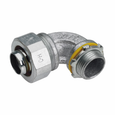Crouse-Hinds LTB20090 Zinc Electroplated Malleable Iron Insulated 90-Degree Liquidtight Connector 2-Inch Liquidator