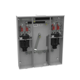 Milbank U5882-X-BL 200-Amp Ringless Meter Socket, 1-Phase, 4-Jaw, Barrel Lock