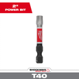 Milwaukee 48-32-4488 SHOCKWAVE 2" Impact TORX T40 Power Bit, 2-Pack