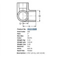 Spears 413-020 2" PVC Schedule 40 Side Outlet Elbow, Socket