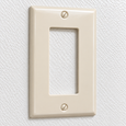 Mulberry 44401 1-Gang Almond Block Receptacle