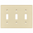 Mulberry Painted Steel Toggle Switch Wallplate, Multi-Gang