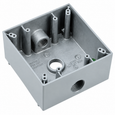 Mulberry Powdered Die Cast Aluminum 2-Gang Weatherproof Outlet Box