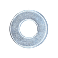 Minerallac 1/2" Flat Cut Washers, Zinc Plated