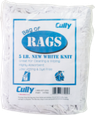 Minerallac New Bleached Knit Cloth Rags - All-Purpose Cleaning