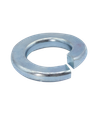 Minerallac 1/2" Split Lock Washers - Medium Split, Zinc Plated Steel