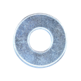 Minerallac Steel Fender Washer Zinc Plated Wide Bearing Surface