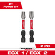 Milwaukee 48-32-4443 SHOCKWAVE Impact Duty 2" ECX 2-Piece Combo Kit