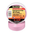 3M Scotch 35 Pink Vinyl Color-Coding Electrical Tape, 3/4" x 66-ft