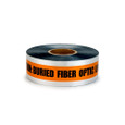 3M 407 Scotch Detectable Buried Barricade Tape, Fiber Optic Caution, 3 in x 1000 ft, Orange
