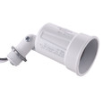 Hubbell Wiring 5606-1 Weatherproof Traditional Lampholder, 120-Volt, White Powder-Coated