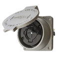 Hubbell Wiring HBL26410 Hubbellock® Single Receptacle, 60-Amp 600-Volt AC Metallic