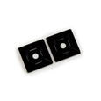 3M Cable Tie Mounting Base 4-Way Adhesive Mount Nylon Natural