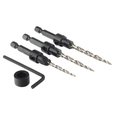 Irwin Speedbor 188279 Series 8-Piece Countersink Drill Bit Set, 1/4" Quick-Change Shank