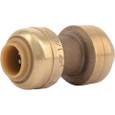 SharkBite U004LF Coupling, 1/4-in (3/8-in OD) Tubing Fitting