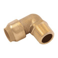 SharkBite U280LF Push-to-Connect Elbow, 1/2" x 1/2" MNPT, Lead-Free
