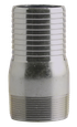 Boshart MAS No-Lead Male Insert Adapter, Galvanized