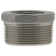Boshart SS304B73 304 Stainless Steel Reducing Bushing, ISO4144 Threaded