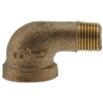 Boshart FBR103-2 No-Lead Brass 90° Street Elbow, 1/8" Threaded
