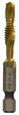 Greenlee DTAPSS Series 6-32 Drill/Tap Bit, Stainless Steel, Titanium Nitride Coated