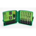 Greenlee LDTAPKIT Extended Drill-Tap-Deburr Kit, High-Speed Steel