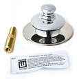Watco 48750PPCP3P Push-Pull Bath Tub Closure, Chrome Finish