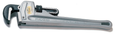 Ridgid 31110 818 Aluminum Straight Pipe Wrench, Alloy Steel Jaws