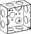 Orbit 4SDB Series Square Deep Box, Welded Steel, 1" KO