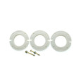 Pasco 1018-BR Closet Flange Extension Kit with Brass Bolts
