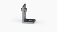 "Unirac 304001C L-Foot Serrated Mounting Bracket with T-Bolt"